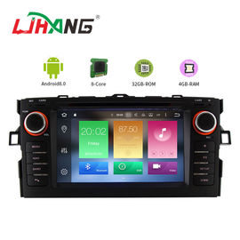 ประเทศจีน Android 8.0 โตโยต้ารถเครื่องเล่นดีวีดีพร้อมหน้าจอสัมผัส 7 นิ้ว MP3 MP4 Radio โรงงาน