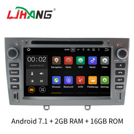 ประเทศจีน MP3 MP4 กล้อง SD USB ด้านหลังกล้อง Peugeot 308 เครื่องเล่นดีวีดี Built - In Radio Tuner โรงงาน
